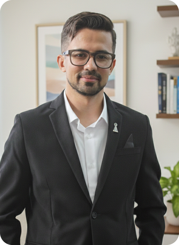 Alan Cabral, psicólogo especializado em atendimento infantil
