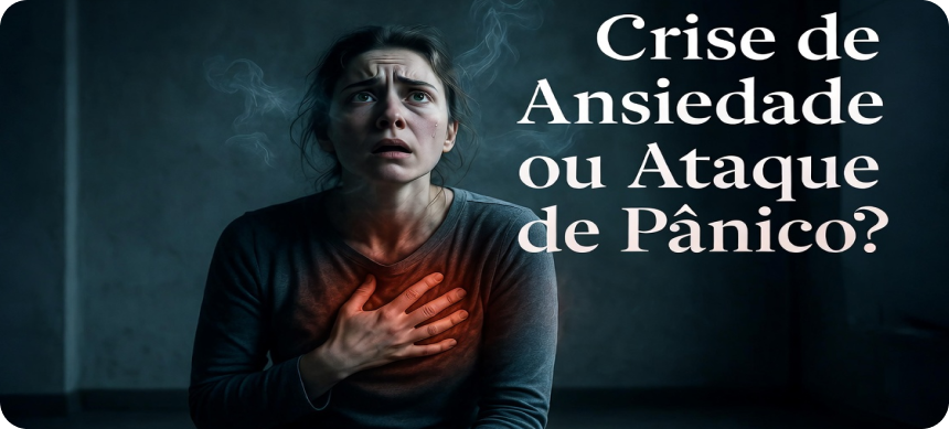 Crise de Ansiedade ou Ataque de Pânico? Como identificar, o que fazer e por que buscar ajuda profissional